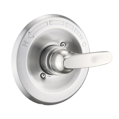Ultrimkit Shower Trim Kit Compatible with 13001400 Series 1 Handle Long Sleeve Valve Catridge Not Inclued Brushed Nickel - Image 1