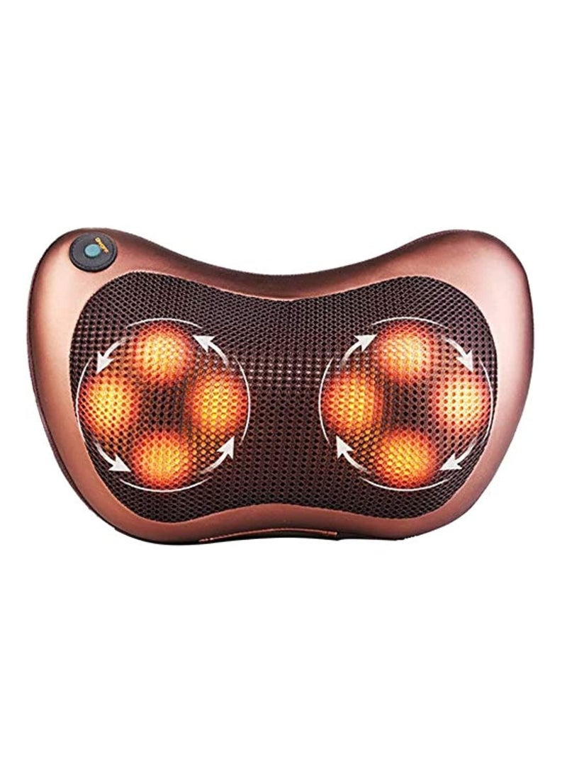 ELTRAZONE وسادة تدليك الرقبة والأكتاف والأدومين والساقين والظهر والاسترخاء بواسطة 8 رؤوس مع اهتزاز مغناطيسي وعلاج بالتدفئة الكهربائية. - Image 1