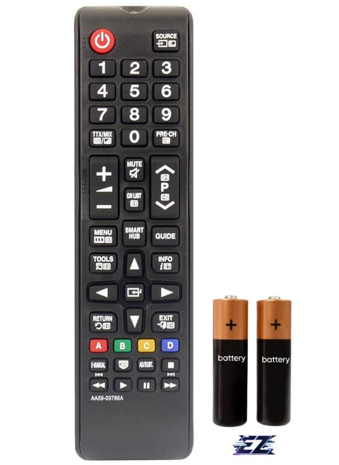 BN59-01199G Remote Control Replaced for Samsung TV UE32J4500 UE32J4570 UE32J5200 UE32J5205 UE40J5200 UE40JU6000 UE40JU6050 UE43JU6060 UE48J5205 UE48JU6000 UE55JU6000 UE65JU6050 with battery