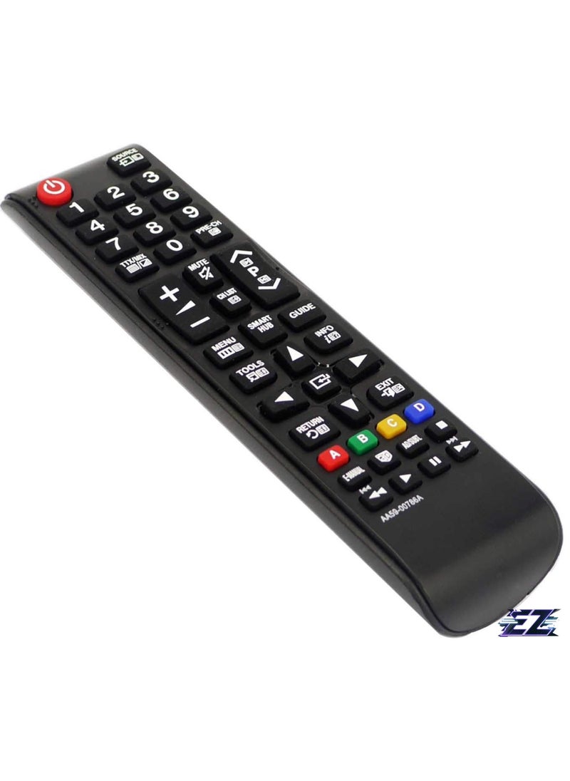 ELTRAZONE - BN59-01199G Remote Control Replaced for Samsung TV UE32J4500 UE32J4570 UE32J5200 UE32J5205 UE40J5200 UE40JU6000 UE40JU6050 UE43JU6060 UE48J5205 UE48JU6000 UE55JU6000 UE65JU6050 with battery - Image 1