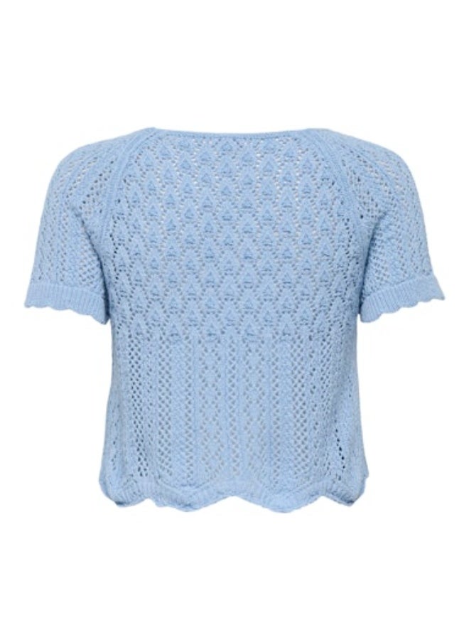 ONLY ONLY Womens Nola Life Shortsleeve Pullover Knit  - Image 2