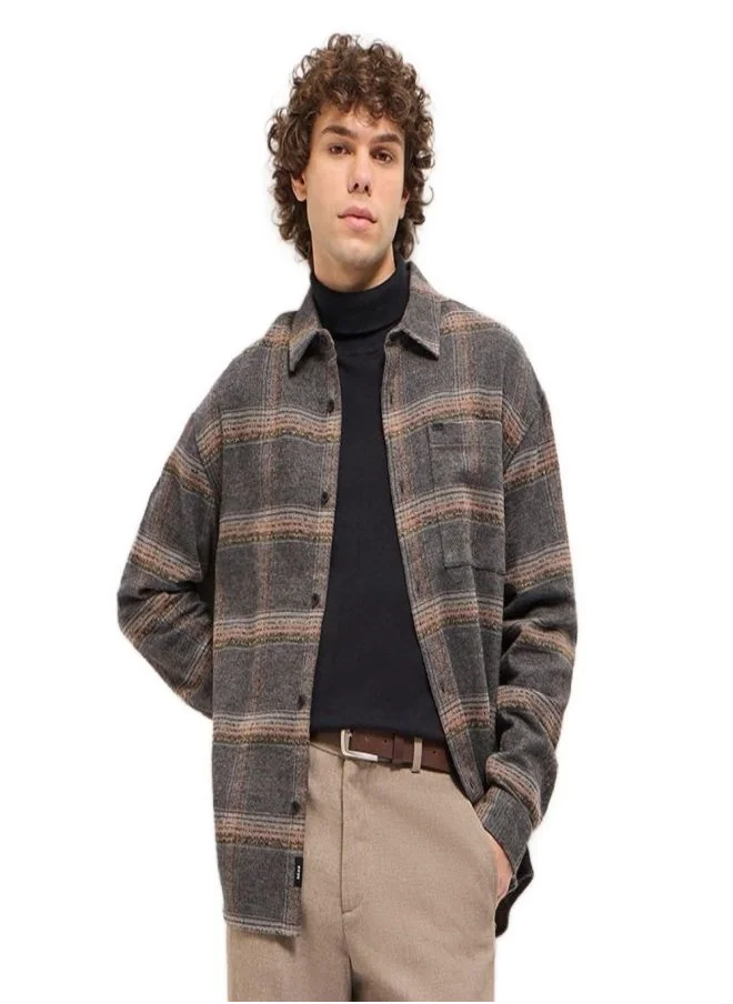 THE BEAR HOUSE Men's Shirt for Casual and Formal Wear | Classic Button-Down Style for Office, Daily Use, Travel, Events & All-Season Outfits | Versatile & Stylish Wardrobe Essential for Every Occasion