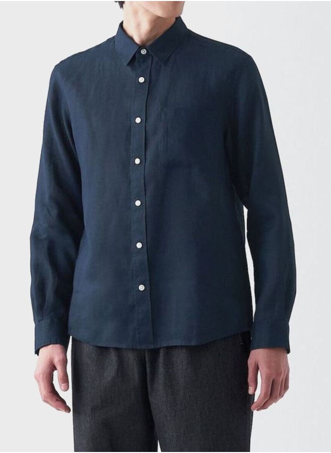 MUJI French Linen Washed Shirt  - Image 1