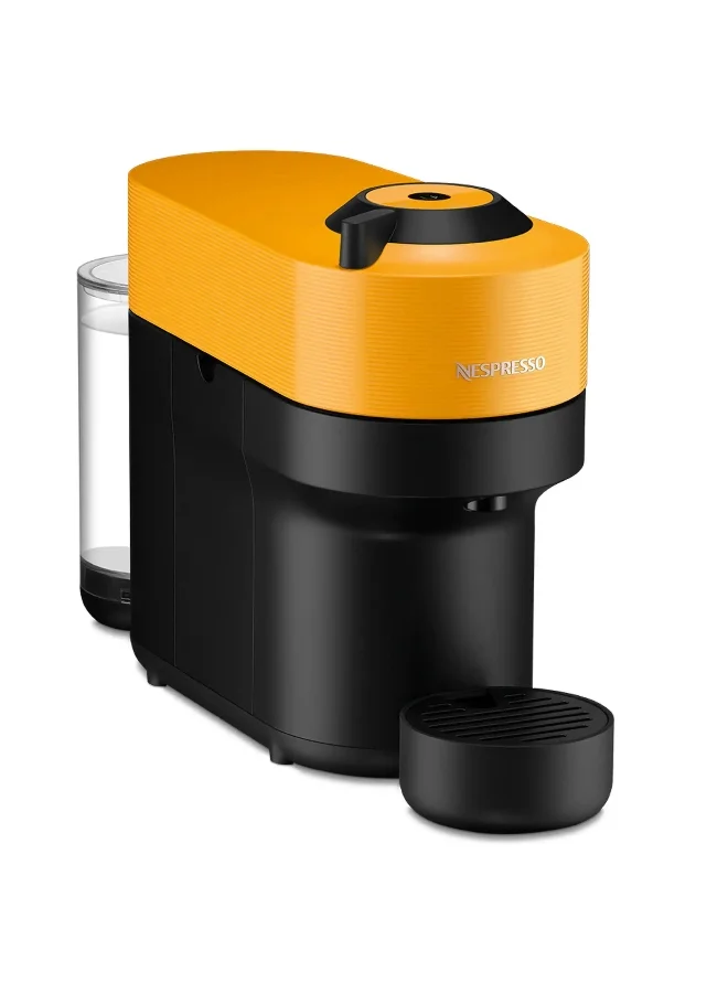Nespresso 1260W Auto Shut Off Vertuo Pop Coffee Machine Yellow and Black 560 ml GDV2-GB-YE-NE