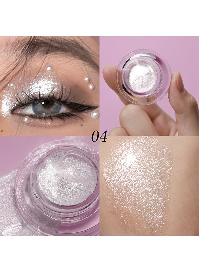 يونج فيجن ظلال عيون سائلة لامعة، ظلال عيون كريمية مقاومة للون طوال 24 ساعة - ظلال عيون كريمية مطفية ولامعة عالية الصبغة للنساء، برايمر مكياج للعيون طويل الأمد بدرجات قابلة للدمج (04) - Image 2