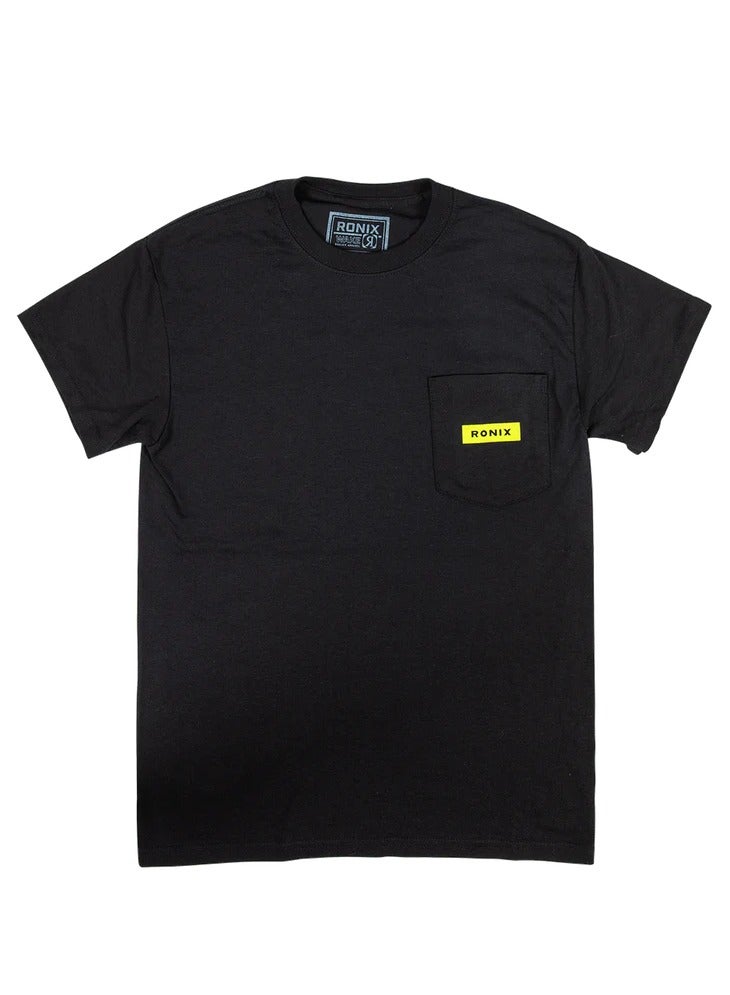 RONIX MEGACORP - Pocket T-Shirt (2024) - Black & Yellow - Image 1
