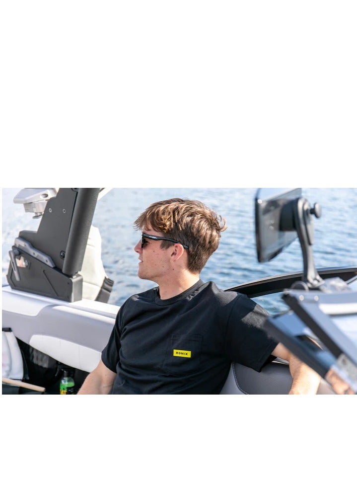 RONIX MEGACORP - Pocket T-Shirt (2024) - Black & Yellow - Image 4