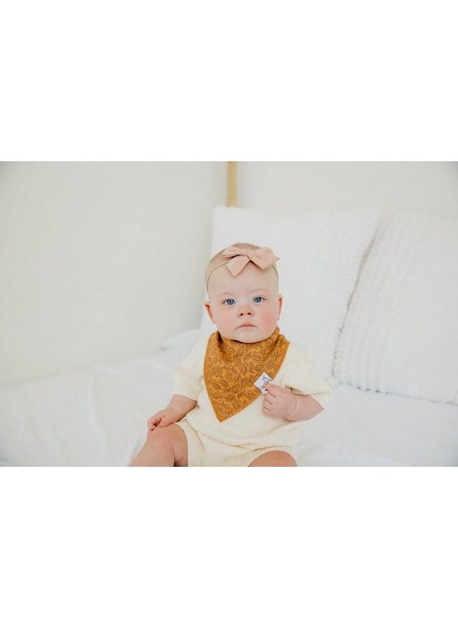 Copper Pearl Baby Bandana Drool Bibs For Drooling And Teething 4 Pack Gift Set Eden Soft Set Of Cloth Bandana Bibs For Any Baby Girl Or Boy Cute Registry Ideas For Baby Shower Gifts  - Image 5