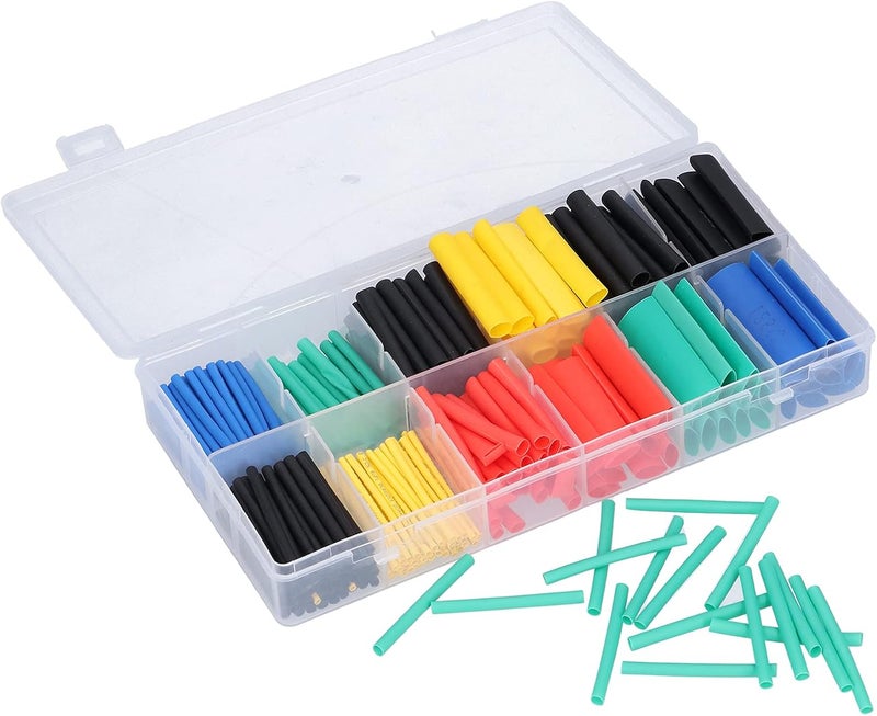 Nylon Heat Shrink Tube, 280Pcs Heat Shrink Tube Insulation Electrical Colored Assorted Heat Shrink Tubing, Wire, Heat Shrink Tubing - Image 4