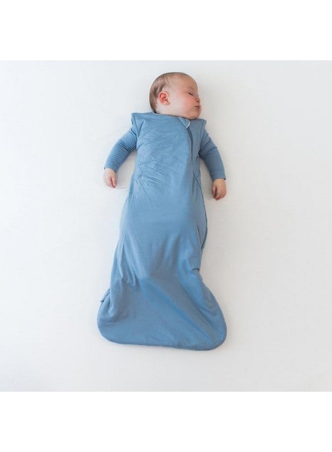 كايت بيبي كيس نوم KYTE BABY للجنسين مصنوع من الرايون المصنوع من الخيزران للأطفال الرضع والأطفال الصغار، 2.5 توغ (متوسط، رمادي فاتح) - Image 2