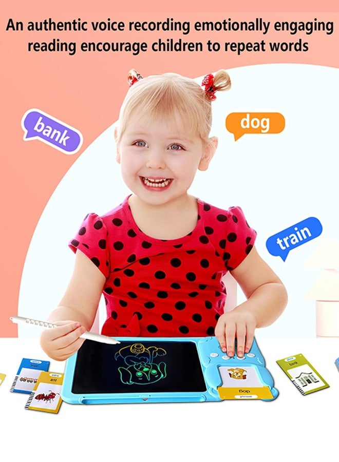 Educational games for kids,112 Bilingual Talking Flashcards + LCD Drawing Tablet for Kids 1,2,3,4,5 Years - English  Arabic Learning Toy, Educational toys for Toddlers, Early Development Smart Board - Image 2