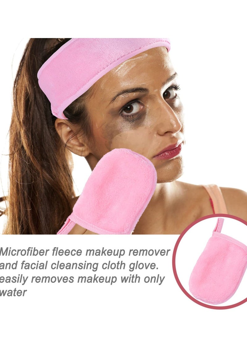 KASTWAVE - Makeup Remover Cloths Microfiber Reusable Fast Drying Washcloth, Makeup Remove Face Towels for Women (4 Pcs) - Image 1