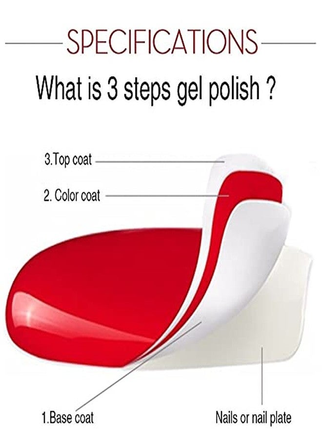 ROSALIND Gel Nail Polish Colors Manicure Beauty Semi Permanent Varnish UV LED Lamp Nail Art Design Nail Polish UV/LED Light need to Dry (RL-7ml-2460) - Image 5