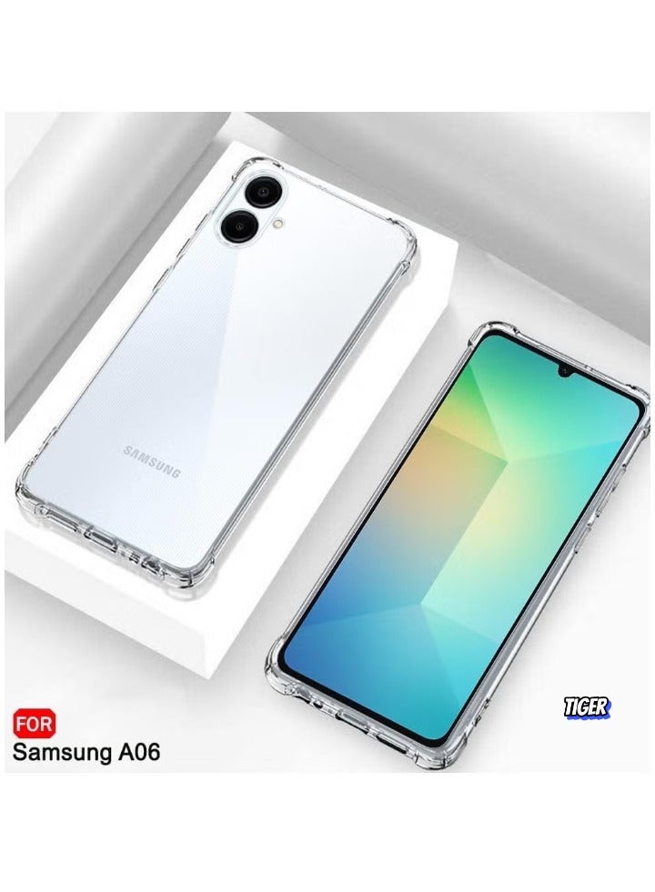 TIGER Samsung Galaxy A06 Case – Transparent Soft Flexible TPU, Anti-Drop Shockproof Bumper Protective Cover for Samsung Galaxy A06, Slim, Durable, and Lightweight - Image 2