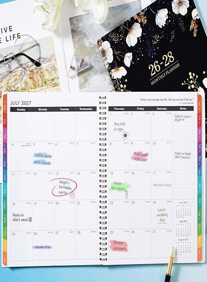 Tersus 2026-2028 Monthly Planner/Calendar - January 2026 - December 2028, 9” × 11”, 3 Year Monthly Planner 2026-2028, 36-Month Calendar with Tabs,Inner Pocket, Twin-wire Binding, Enterprise - Image 2