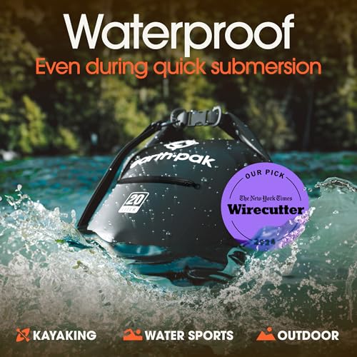 Earth Pak Waterproof Dry Bag - Roll Top Waterproof Backpack Sack Keeps Gear Dry for Kayaking, Beach, Rafting, Boating, Hiking, Camping and Fishing with Waterproof Phone Case - Image 3