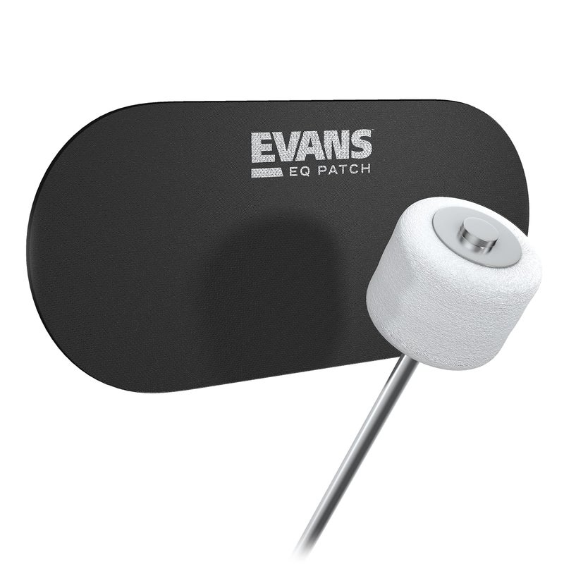 EVANS Evans EQ Double Pedal Patch, Black Nylon,EQPB2 - Image 1