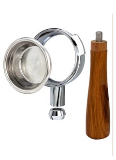MIBRU Espresso Coffee Naked Bottomless Wooden 58mm  - Image 4