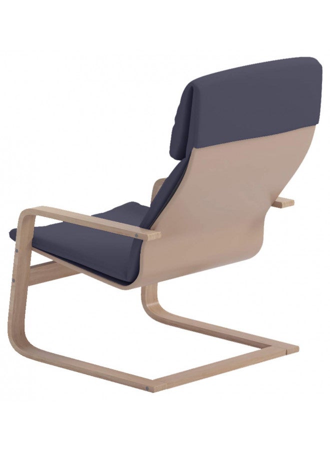 Custom Slipcover Replacement The Pello Chair Cotton Covers Replacement is Custom Made Compatible for IKEA Pello Chair Cover (Or Pello Armchair Slipcover). Multi Color Options (Dark Bluish Gray) - Image 2