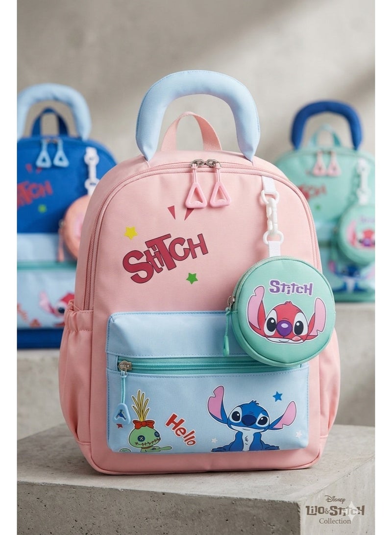 stitch kids backpack,for nursery,preschool and travelling,31x26x11 cm - Image 1