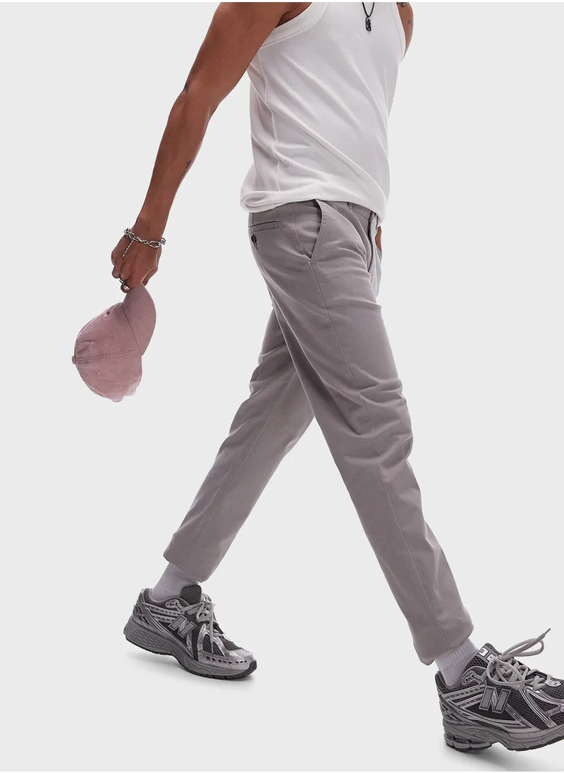 توب مان Slim Chino Trousers
