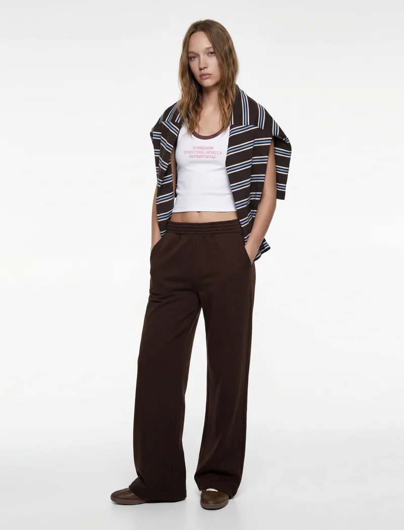 كوتون Flare Sweatpants