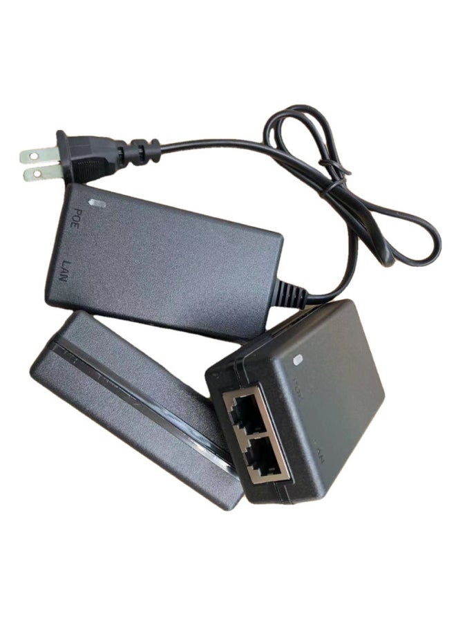 Generic - POE Network Port Power Adapter 12V15V24V1a2 Set-top Box 48V0.5a Switch SurVeillance Camera-Color:POE48V0.5A - Image 1