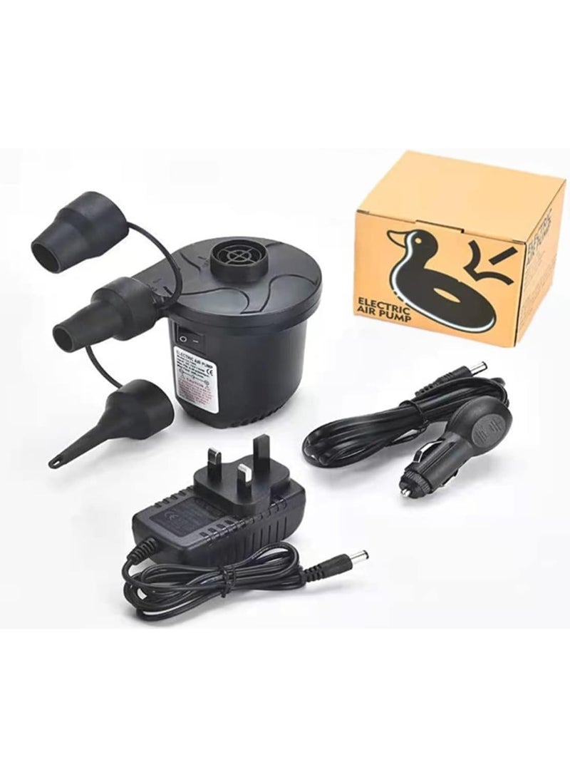 VIUAUAX Electric Air Pump for Inflatables Air Mattress Pump Air Quick Electric Air Pump, Perfect Inflator/Deflator Pumps for Outdoor Camping, Inflatable Cushions, Air Mattress Beds, Boats - Image 1