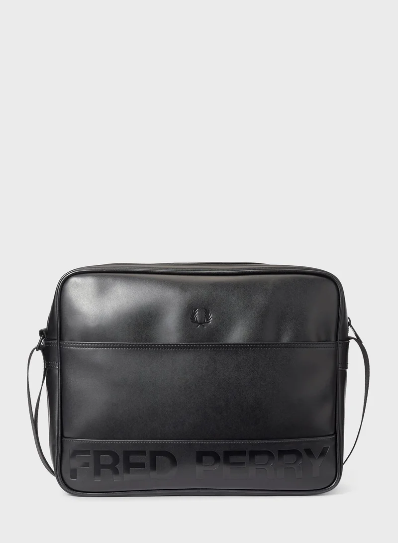 FRED PERRY Embossed Laptop Bag