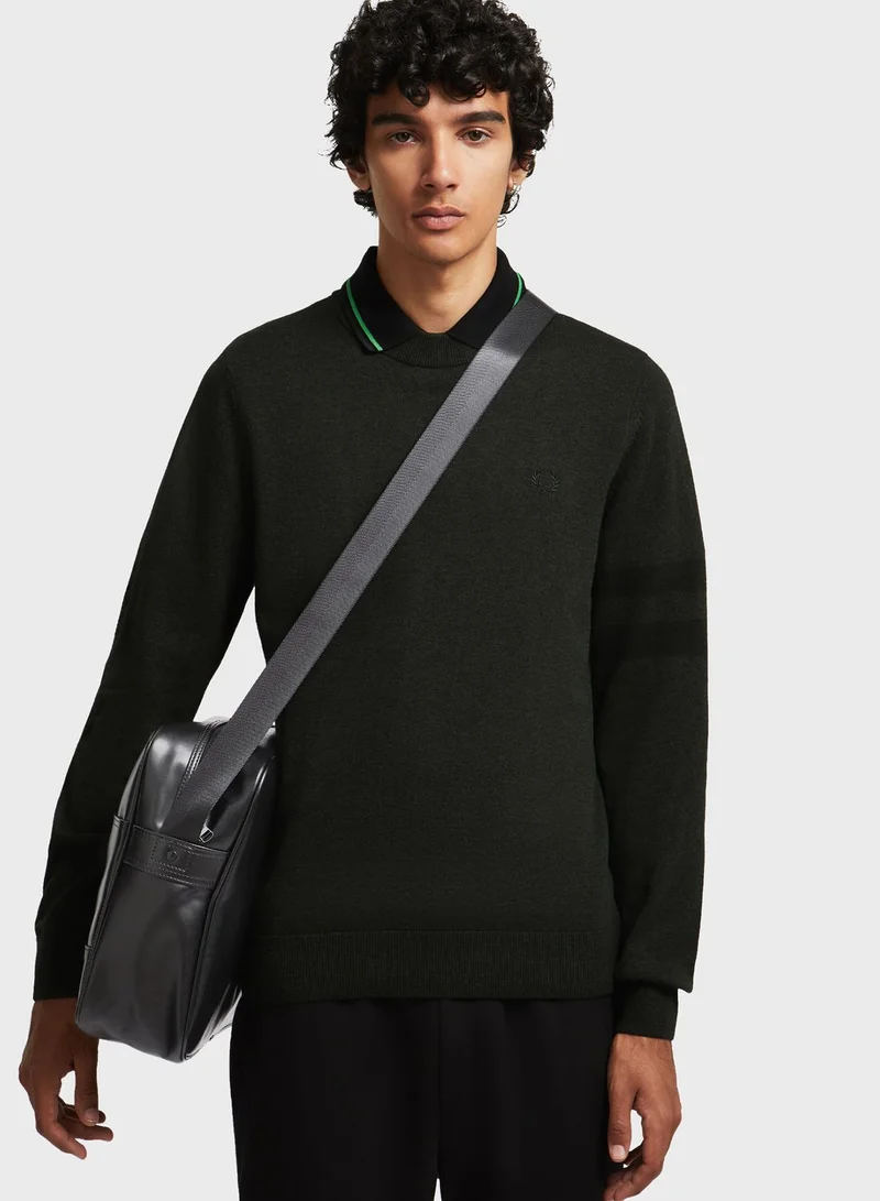 FRED PERRY Embossed Laptop Bag