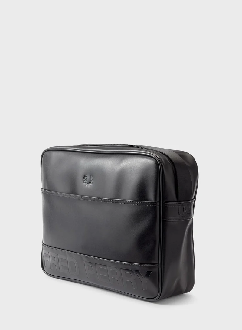 FRED PERRY Embossed Laptop Bag