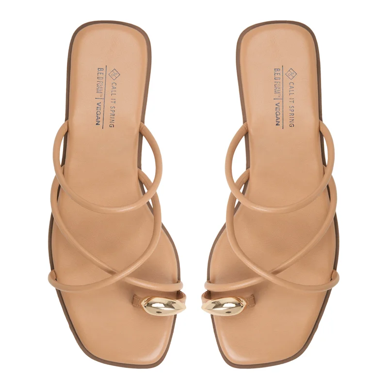 CALL IT SPRING Multi Strap Flat Sandals
