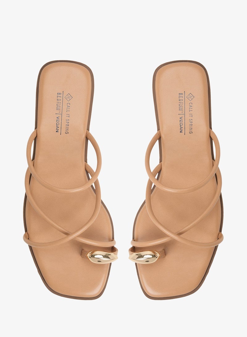 كول ات سبرنج صنادل مسطحة متعددة الأشرطة - Image 5