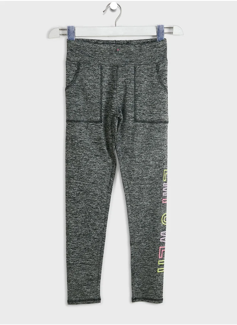 Basicxx Youth Slogan Leggings