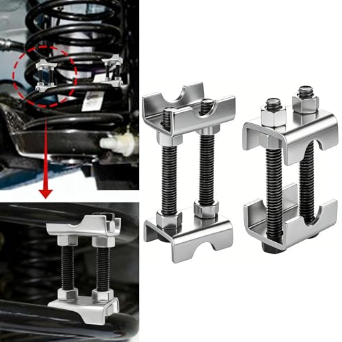 WINTOWIN 2Way Adjustable Spring Spacer Spreads or Compresses Coil Springs 2 Pack Mini Coil Spring Compressor Strut Shock Absorber for Car Truck - Image 3