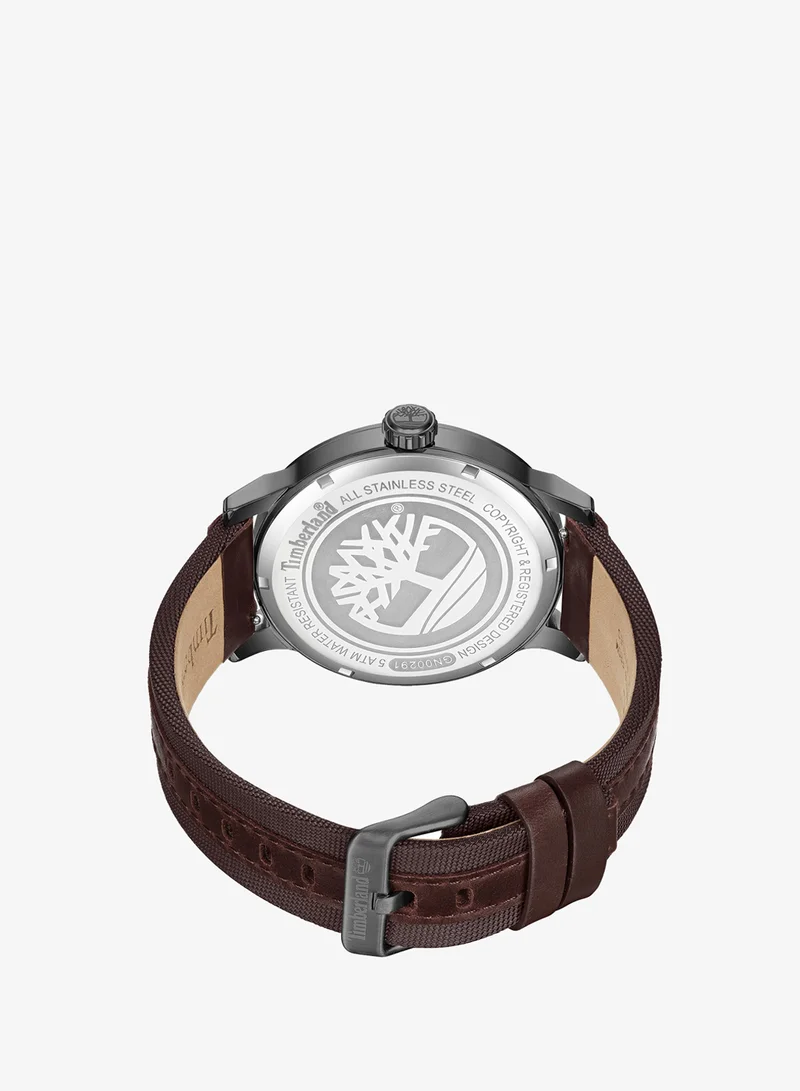 Timberland  Westerley Men's Watch 46mm AnalogGrey Dial Brown Rebotl + Better Leather Strap for Men | Best Price UAE