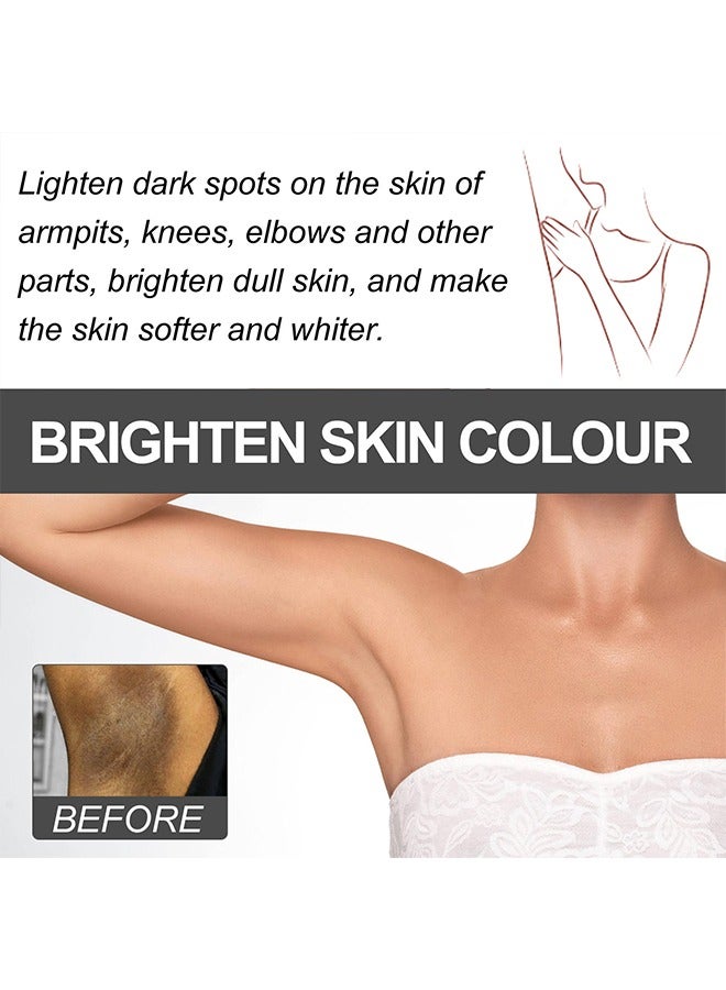 West&Month Whitening Cream ,Collagen Milk Body,Snow Bleach Cream for Private Part Underarm Whitening, Dark Skin Bleaching Cream for Dark Spots, Face and Body Skin Lightening Bleaching Cream 100ml - Image 5
