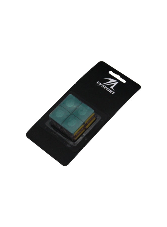 TA Sport 4 x Green Chalk 56372 – Premium Cue Chalk Set for Snooker, Pool & Billiards – Enhanced Grip & Precision Control