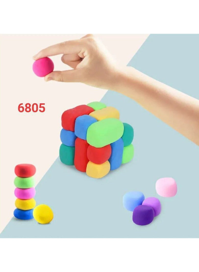 DSR 12 Color/Set Light Clay Air Dry Polymer Plasticine Modelling Clay Super Light DIY Soft Creative Handgum Educational Clay Toys - Image 2