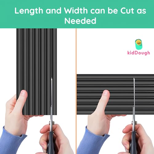 KidDough Baby Proofing Edge Protector for Kids, Furniture & Corner Guard, Rubber Protector for Kids Safety, Corner Protector for Sharp Edges, Baby Safety Products (2 mtr, Flat Edge, Black, Flat Sh) - Image 5