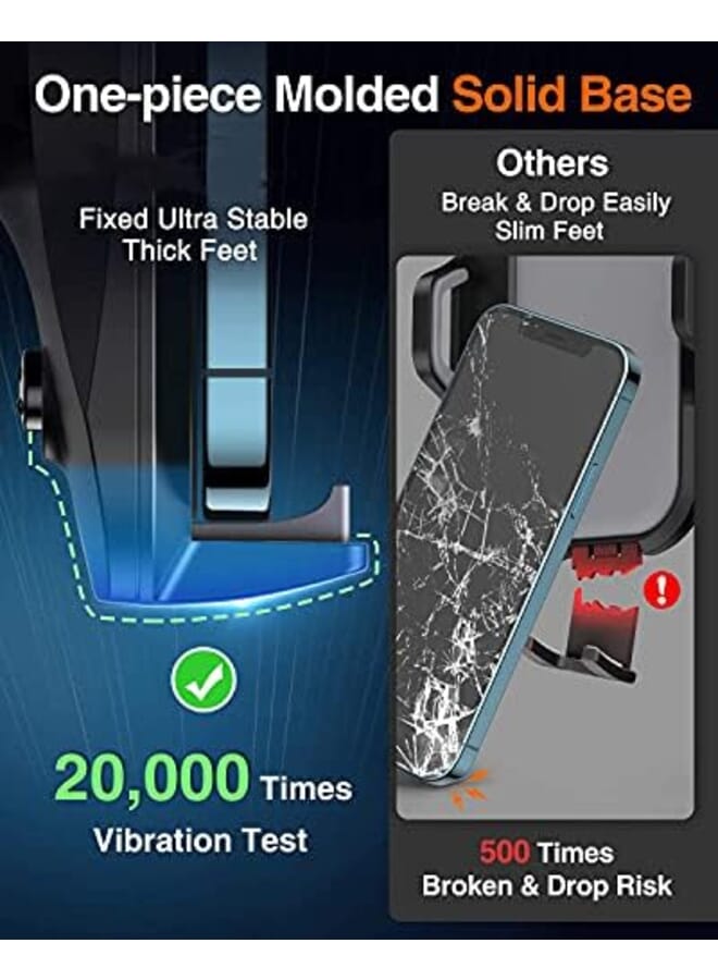 KASTWAVE Car Universal Phone Holder Upgraded Hands Free Holder Dashboard Windshield Phone Holder Compatible With All Iphone Se 12 Pro Galaxy S21 Phones - Image 3