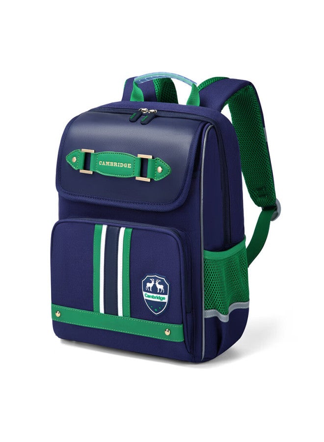 Ninth Castle The Ninth Castle Schoolbag For Primary School Boys, Spine-protecting Children's Backpack For Grades 1-3 British Style Girls' Lightweight Double Shoulder Bag - Image 1