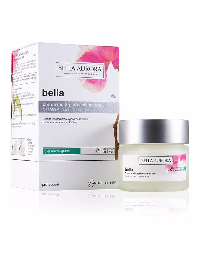 Bella Aurora Bella Multi-Perfecting Day Cream Combination/Oily Skin SPF20 50ml - Image 1