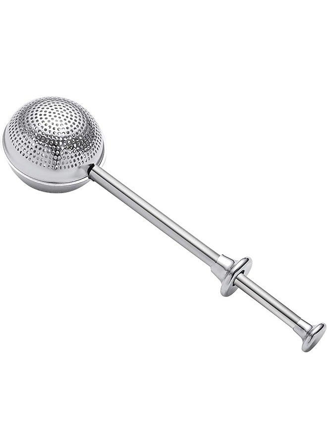 Generic Tea Ball Infusers, Long-Handle Tea Strainer Stainless Steel for Loose Leaf Tea Spices and Seasonings in Office or Travelling  - Image 1