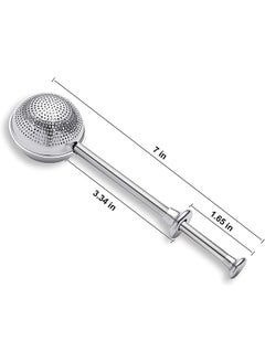 Generic Tea Ball Infusers, Long-Handle Tea Strainer Stainless Steel for Loose Leaf Tea Spices and Seasonings in Office or Travelling  - Image 3