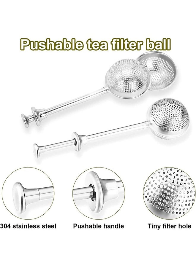 Generic Tea Ball Infusers, Long-Handle Tea Strainer Stainless Steel for Loose Leaf Tea Spices and Seasonings in Office or Travelling  - Image 5