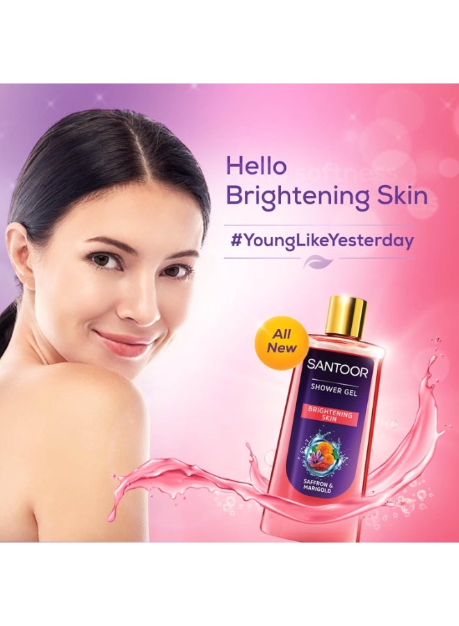 سانتور جل استحمام سانتور المُشرق بخلاصة الزعفران الطبيعي وزهرة القطيفة | للرجال والنساء | لبشرة مُشرقة | مناسب لجميع أنواع البشرة | خالٍ من البارابين والسيليكون | 250 مل - Image 5
