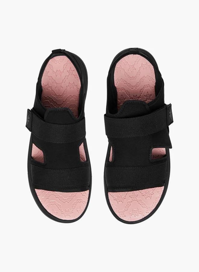 كابا صنادل فتيات بإغلاق لاصق قابل للتعديل وشريط خلفي