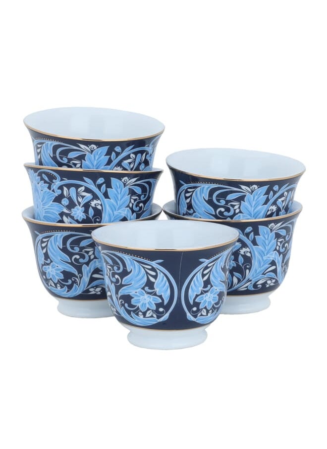 Blue wooded porcelain Arabic coffee cups set, 12 pieces - pzsku/Z5CA0553D6502F6EF7281Z/45/_/1722251454/6dba8d9a-e139-44c0-a58f-f6d13da311bc