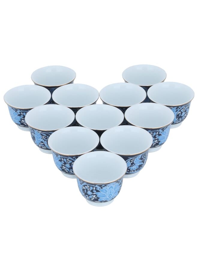 Blue wooded porcelain Arabic coffee cups set, 12 pieces - pzsku/Z5CA0553D6502F6EF7281Z/45/_/1722251456/410783c8-3a11-43e3-b66c-32daf6914273